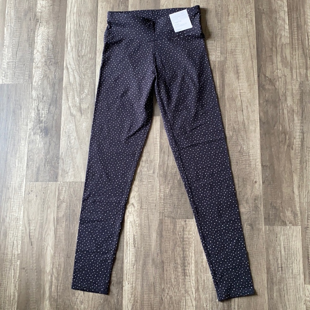 LC Laura Conrad polka dot legging mid-rise size XS